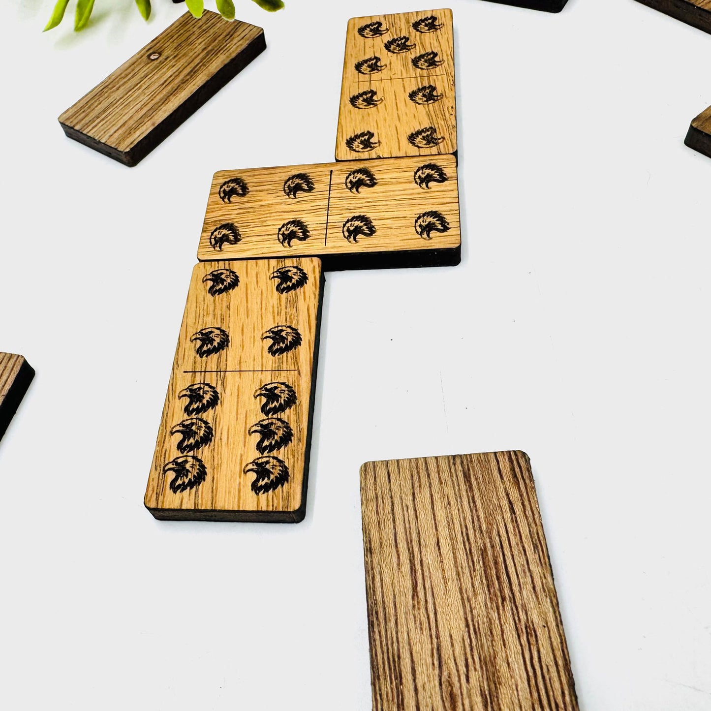 Bald Eagles Domino Game (Set of 28) - Glowforge