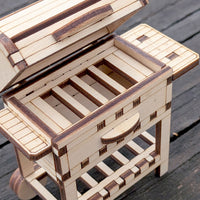 BBQ Grill Miniature - Dollhouse Furniture & Display Model - Glowforge