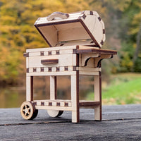 BBQ Grill Miniature - Dollhouse Furniture & Display Model - Glowforge