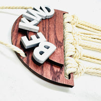 Be Kind Layered Macramé Wall Hanging - Glowforge