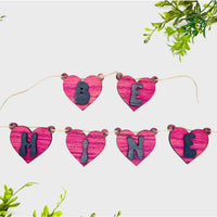Be Mine Layered Heart Banner - Glowforge