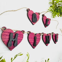Be Mine Layered Heart Banner - Glowforge