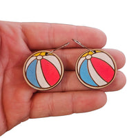 Beach Ball Earrings - Glowforge