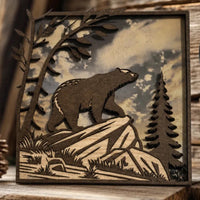 Bear Layer Wall Art - Glowforge