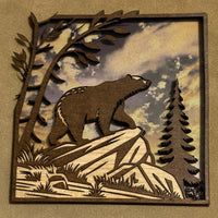 Bear Layer Wall Art - Glowforge
