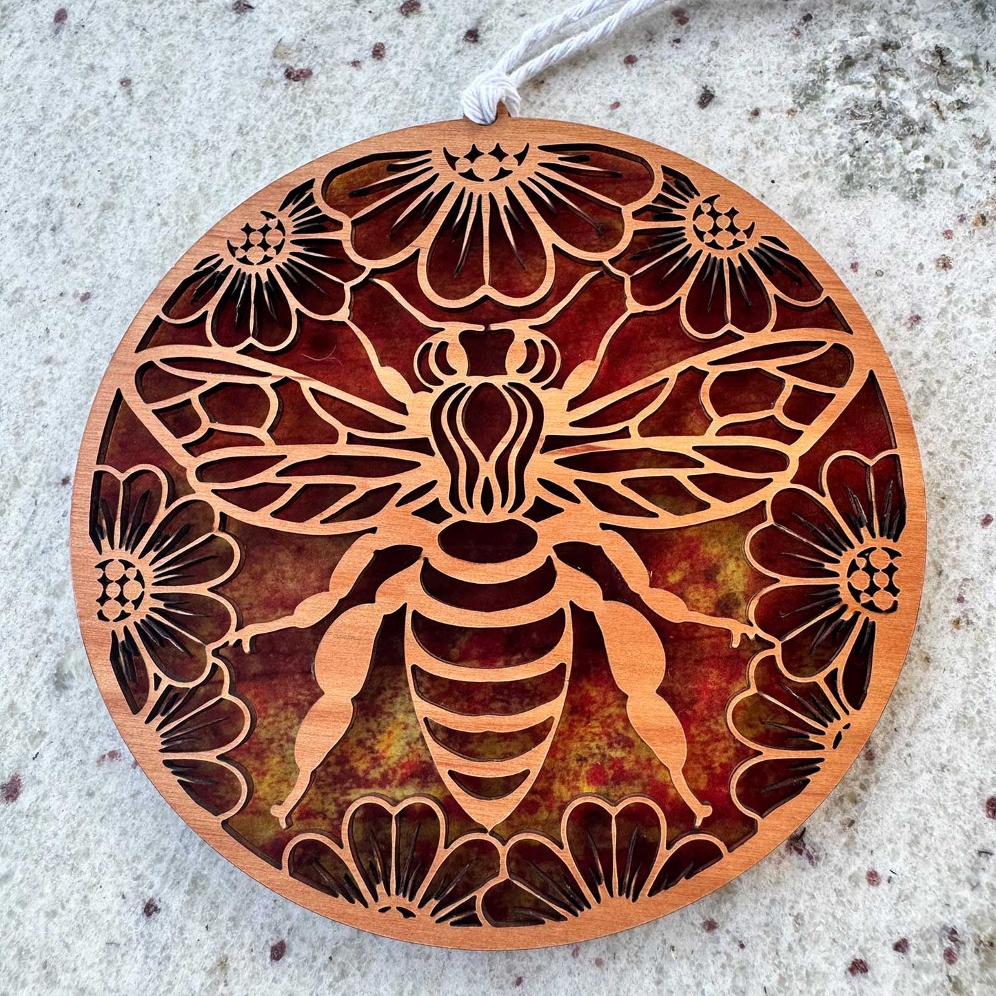 Bee Radiance Suncatcher - Glowforge