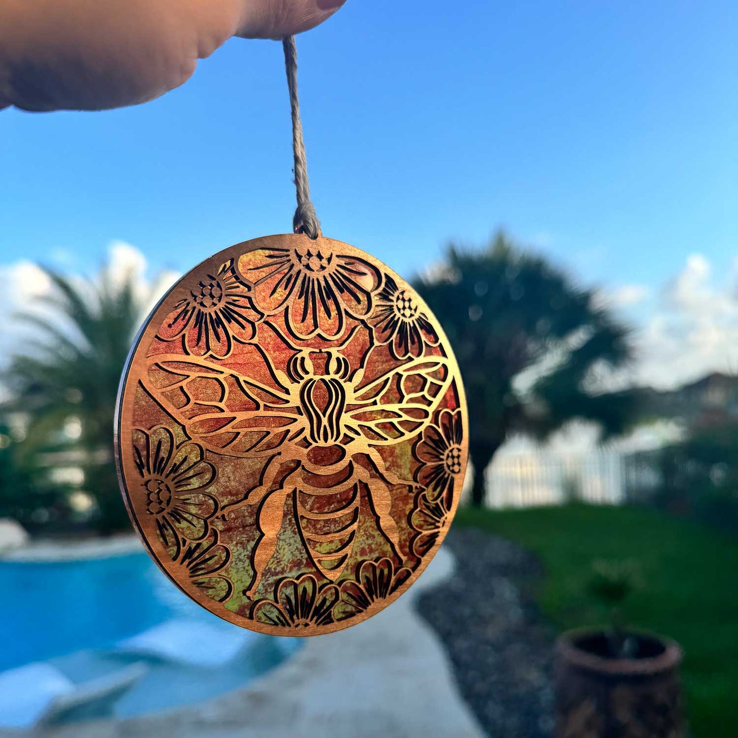 Bee Radiance Suncatcher - Glowforge