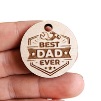 Best Dad Ever Keychain Design #2 - Glowforge