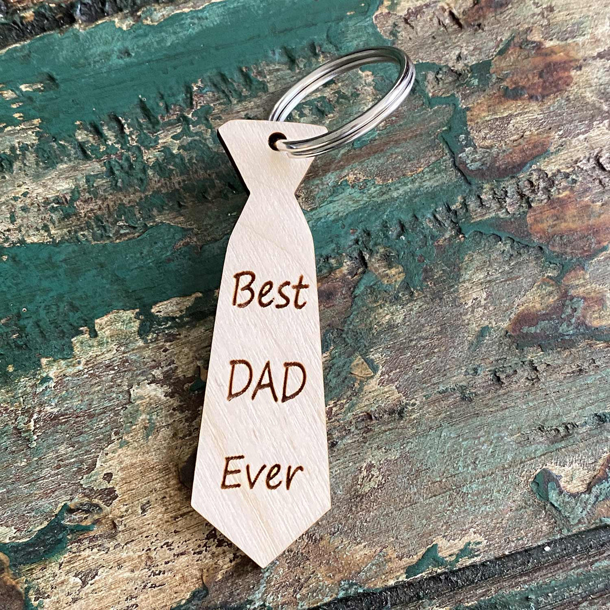 Best Dad Tie Keychain - Glowforge