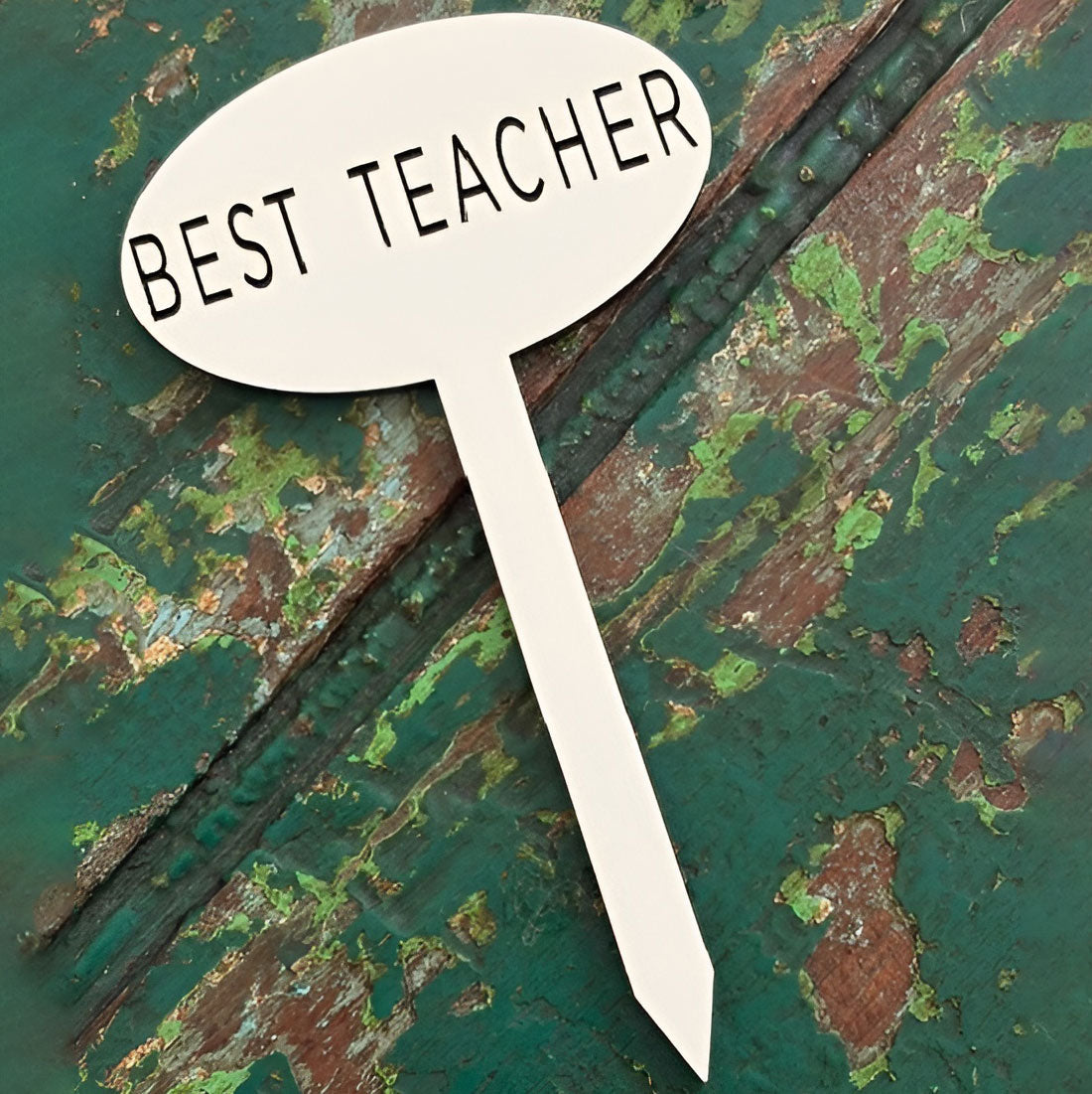 Best Teacher Plant Stake - Glowforge