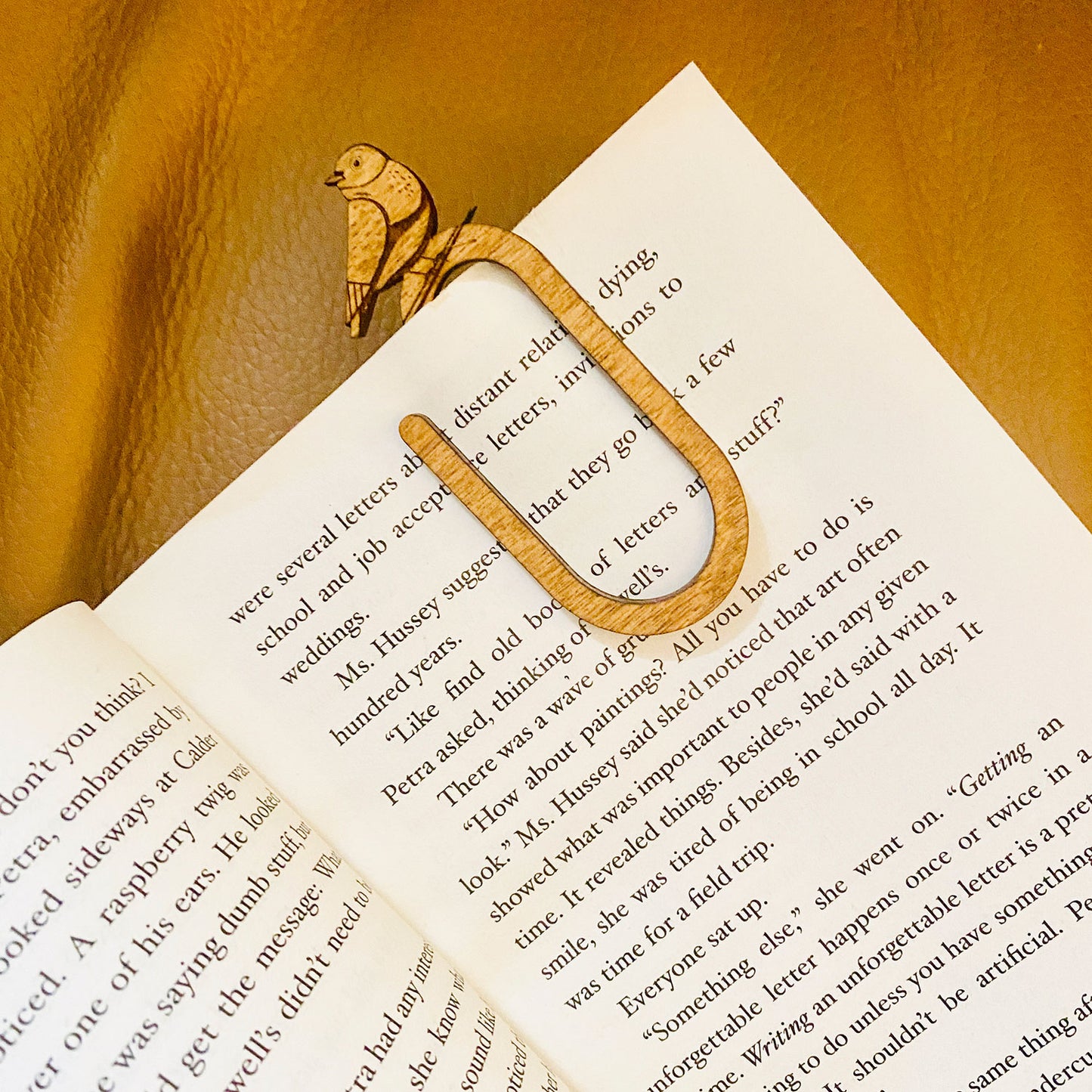 Bird Paperclip Bookmark - Glowforge