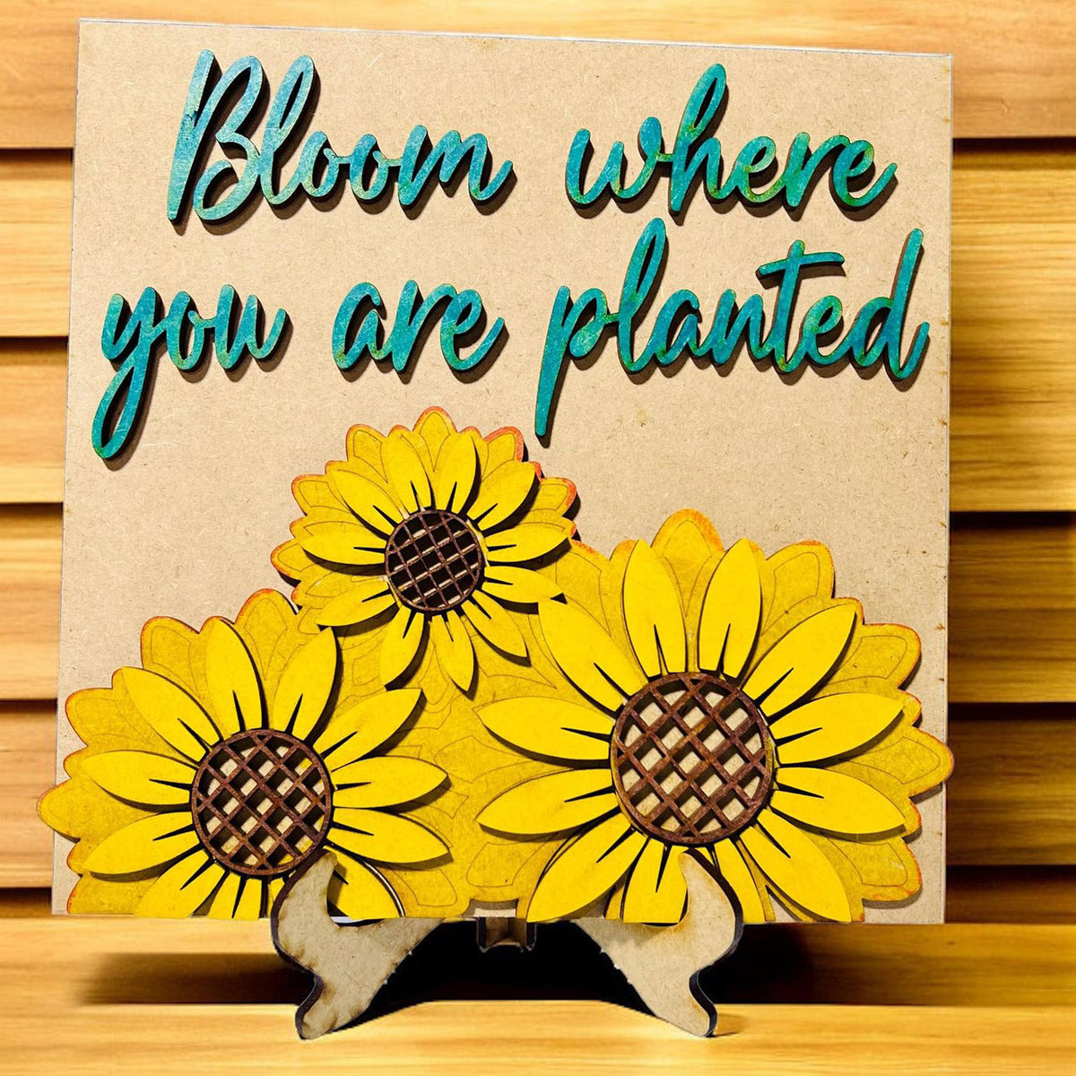Planted Event Sign Bloom Where you are Planted Flower Sign – Glowforge Shop