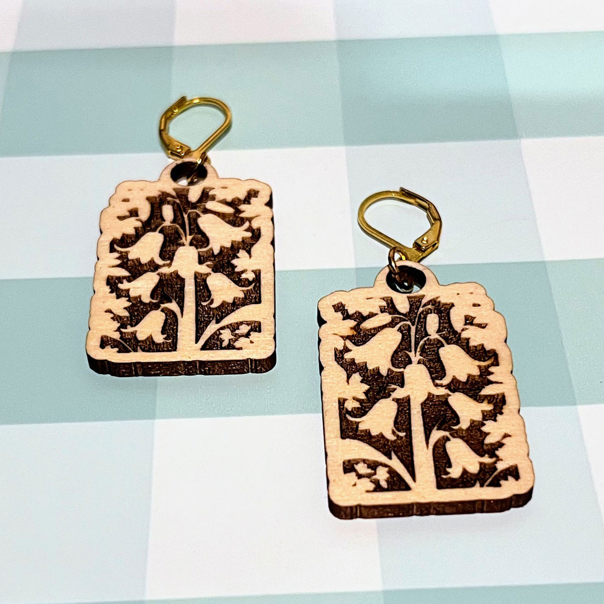 Bluebell Earring Pendants - Glowforge