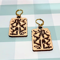 Bluebell Earring Pendants - Glowforge