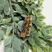Blueberry Summer Bar Dangle Earrings - Glowforge
