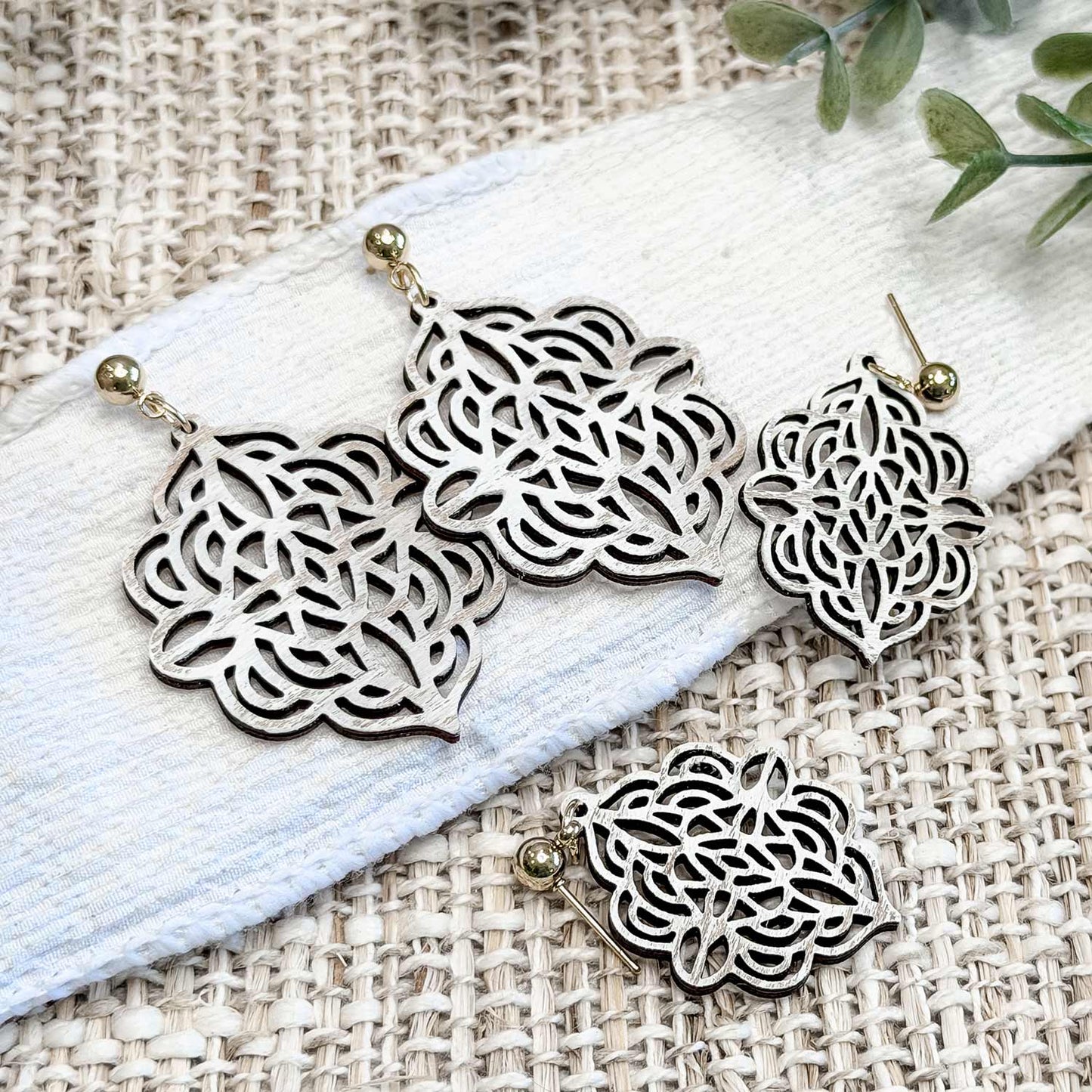 Boho Floral Earrings (Set of 2) - Glowforge