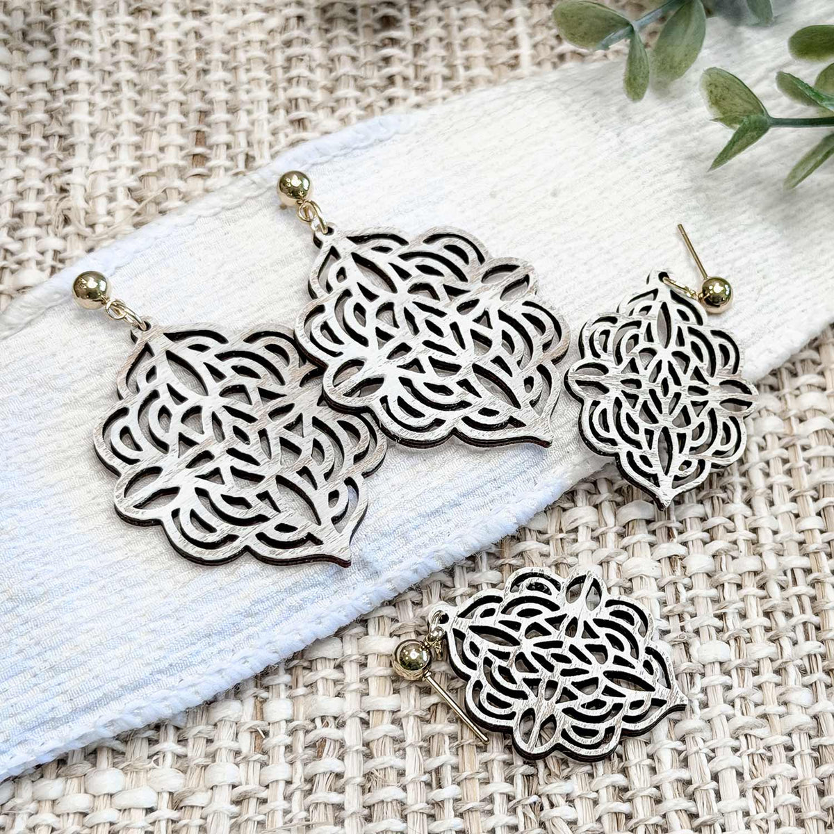 Boho Floral Earrings (Set of 2) - Glowforge