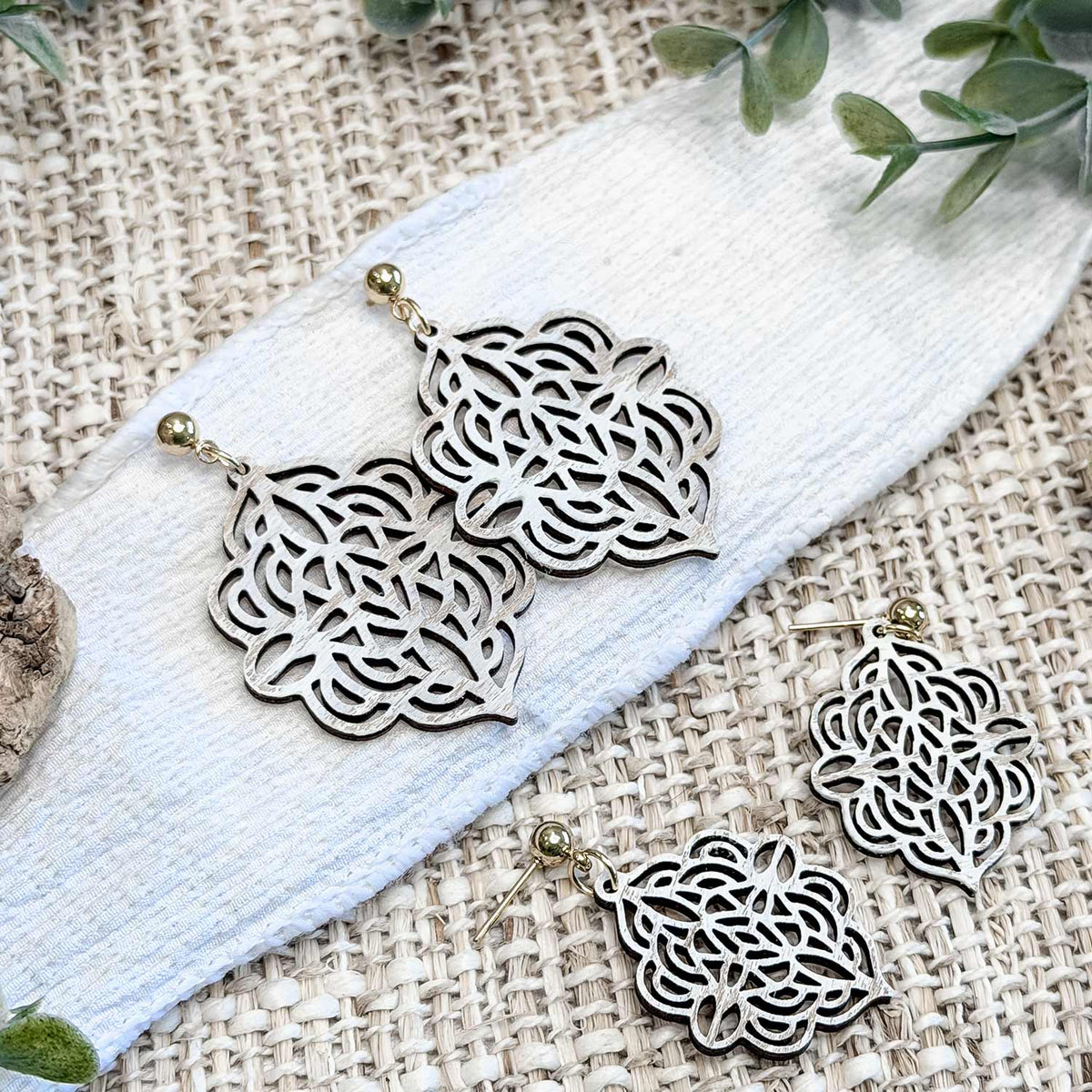 Boho Floral Earrings (Set of 2) - Glowforge