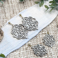 Boho Floral Earrings (Set of 2) - Glowforge