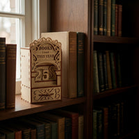 Books I Read This Year - Reading Tracker Book Nook with Shelf - Glowforge
