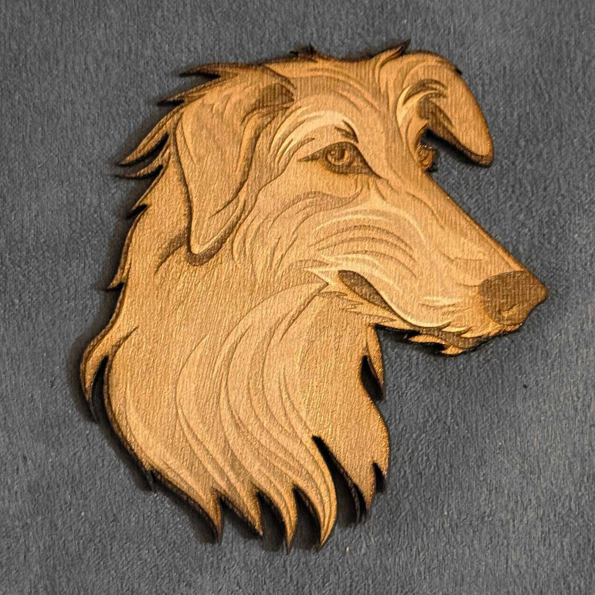 Borzoi Dog Art - Glowforge