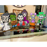 Boy Skeleton Halloween Stand - Glowforge