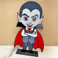 Boy Vampire Halloween Stand - Glowforge