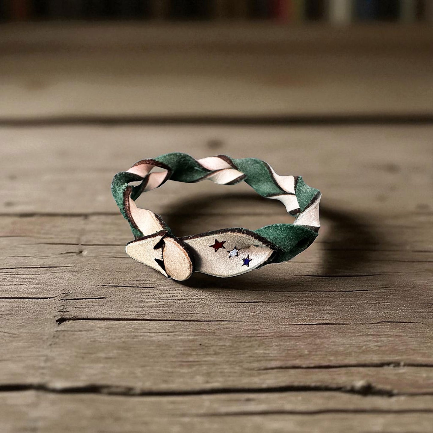 "Braided" Leather Bracelet (Set of 3) - Glowforge