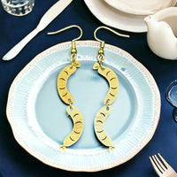 Bratwurst Dangle Earrings