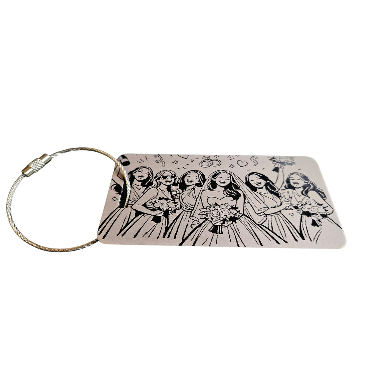Bridal Party Luggage Tag (Set of 2) - Glowforge