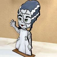 Bride Of Frankenstein Halloween Stand - Glowforge