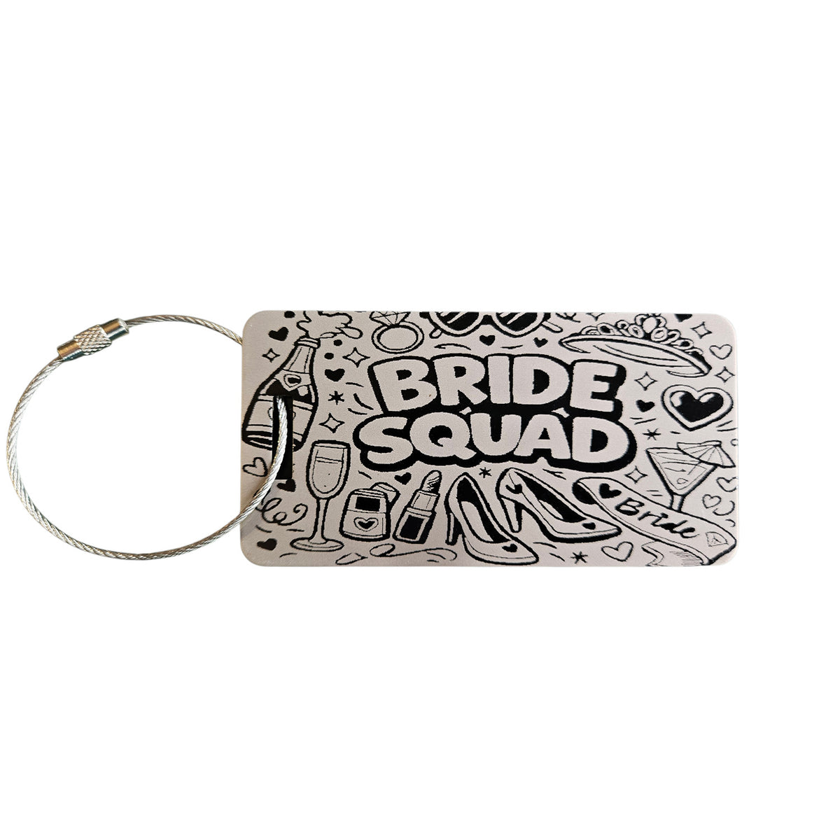 Bride Squad Luggage Tag (Set of 2) - Glowforge