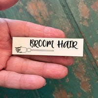 Broom Hair Bar Barrette - Glowforge