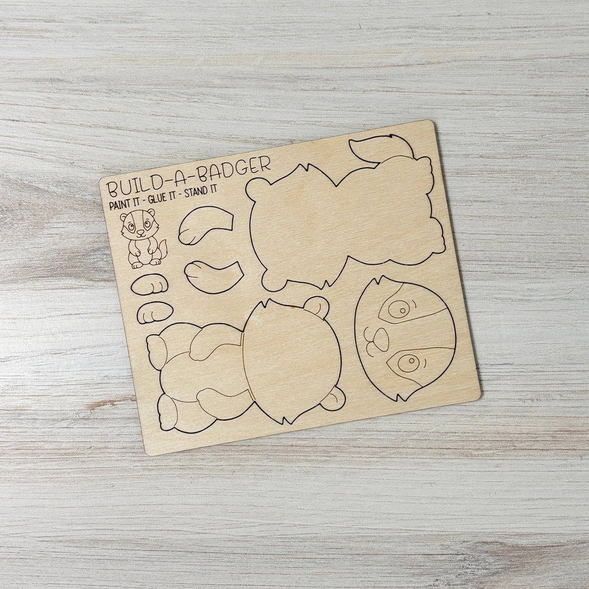 Build a Badger Pop-Out Card - Glowforge