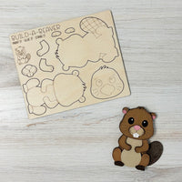 Build a Beaver Pop-Out Card - Glowforge