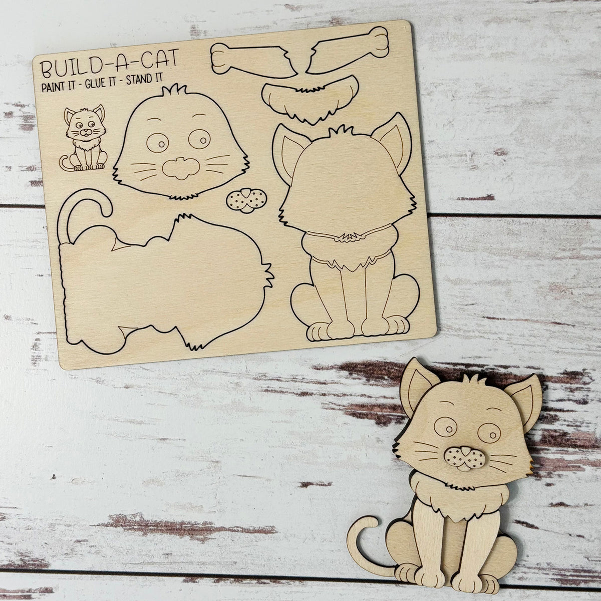 Build a Cat Pop-Out Card - Glowforge