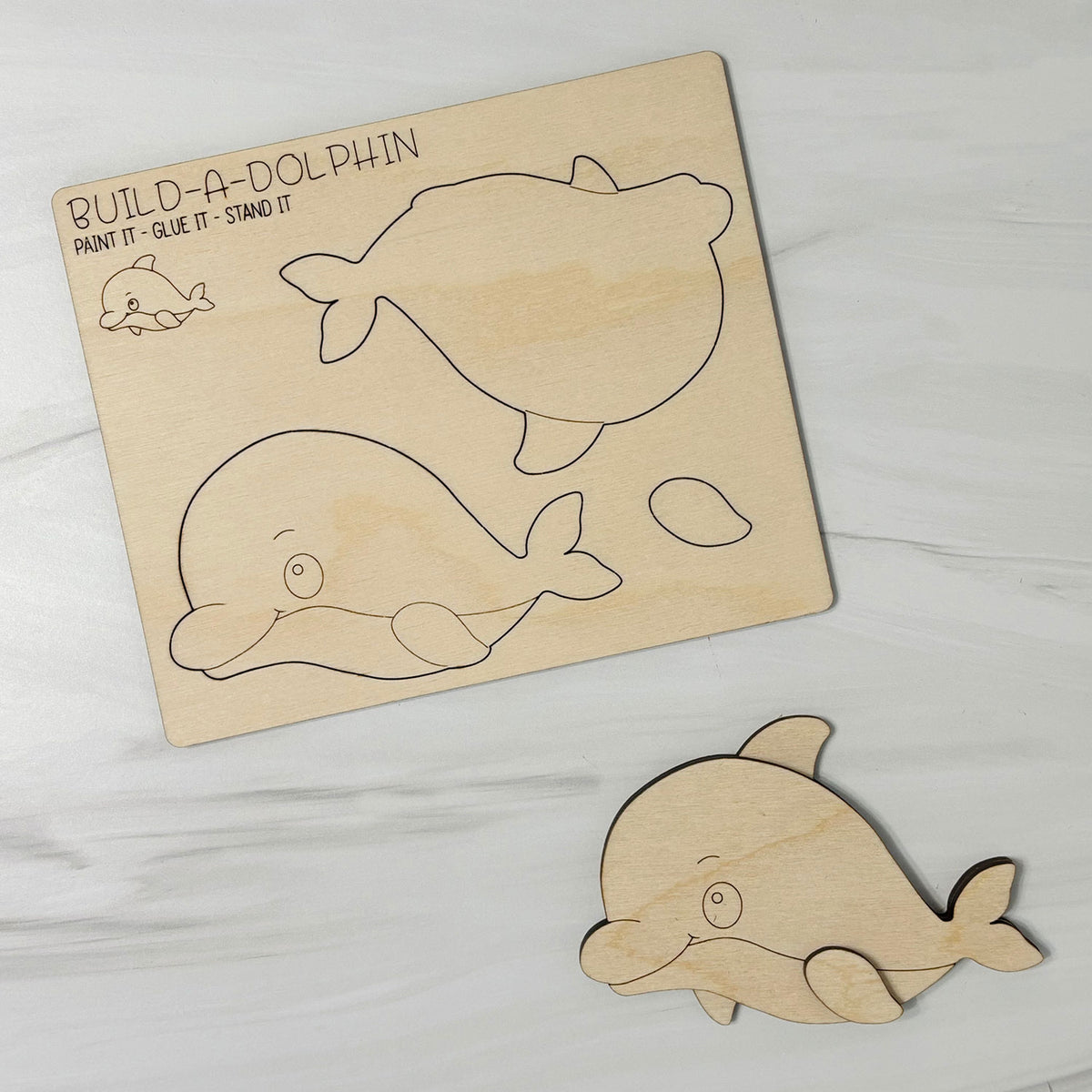 Build a Dolphin Pop-Out Card - Glowforge