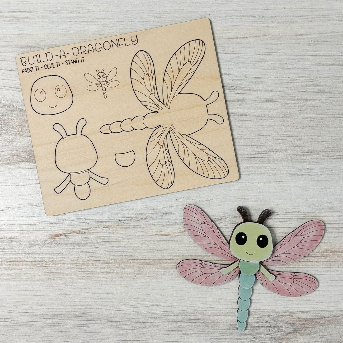 Build a Dragonfly Pop-Out Card - Glowforge