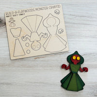 Build a Flatwoods Monster Cryptid Pop-Out Card - Glowforge