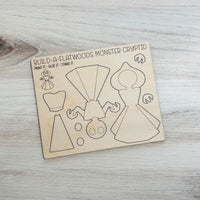 Build a Flatwoods Monster Cryptid Pop-Out Card - Glowforge