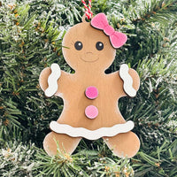 Build a Gingerbread Girl Pop-Out Card - Glowforge