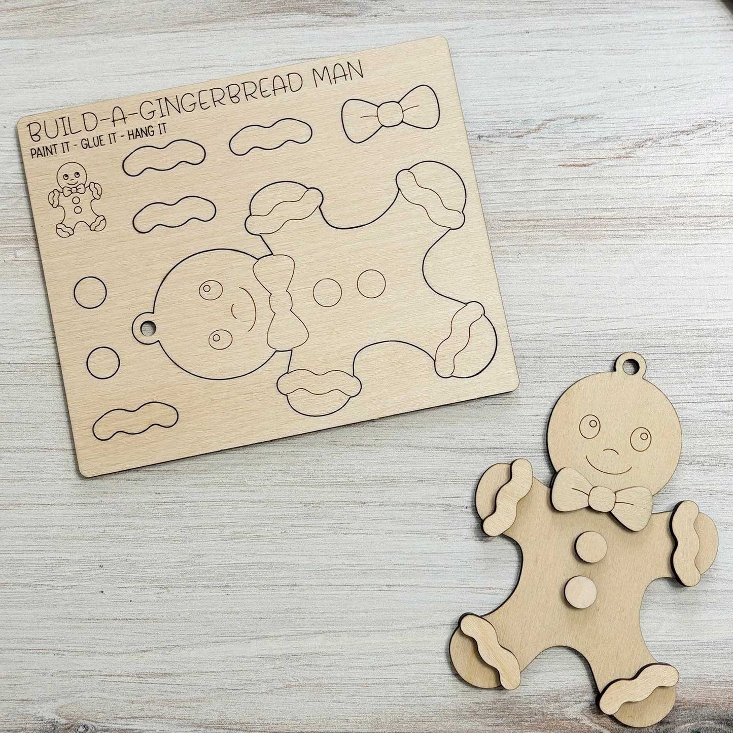 Build a Gingerbread Man Pop-Out Card - Glowforge