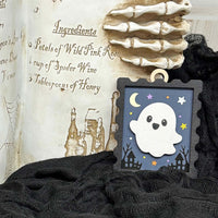 Build a Halloween Stamp Pop-Out Card - Ghost  (Set of 2) - Glowforge
