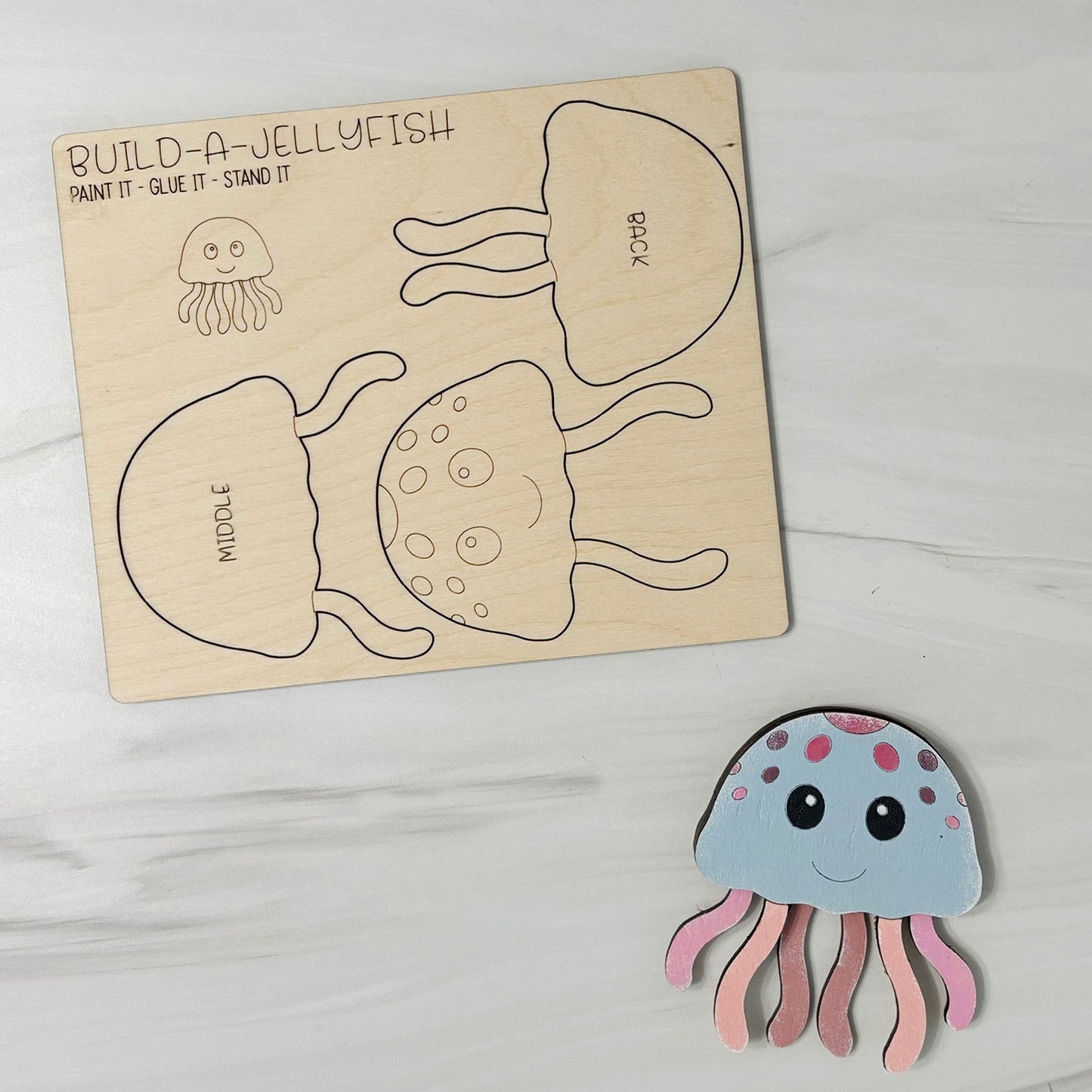 Build a Jellyfish Pop-Out Card - Glowforge