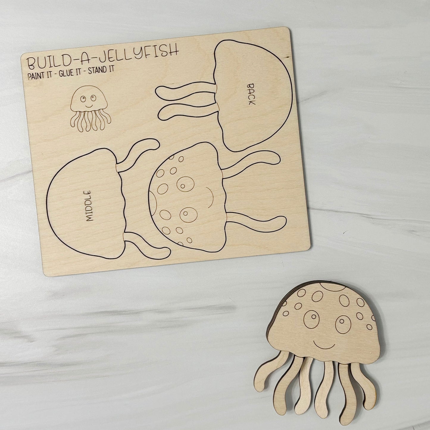 Build a Jellyfish Pop-Out Card - Glowforge
