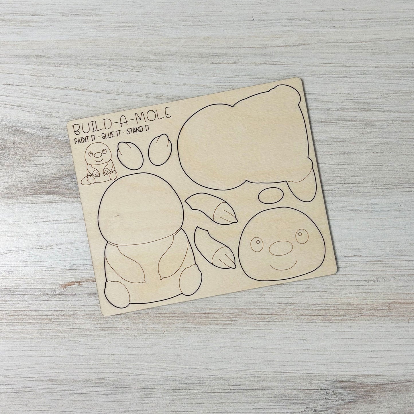 Build a Mole Pop-Out Card - Glowforge