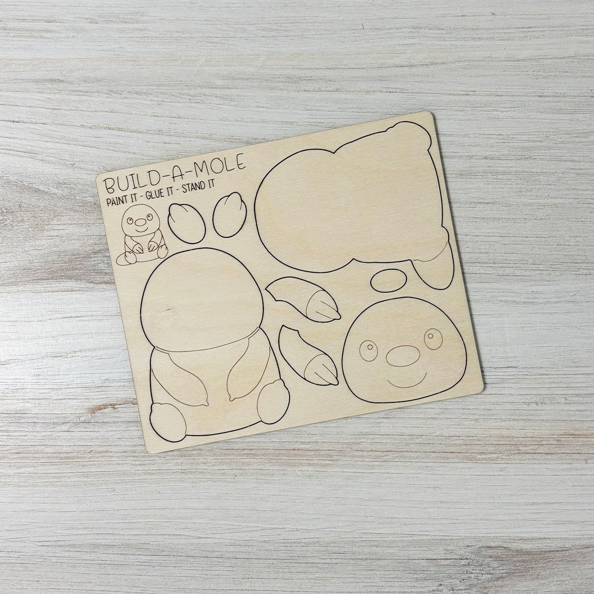 Build a Mole Pop-Out Card - Glowforge