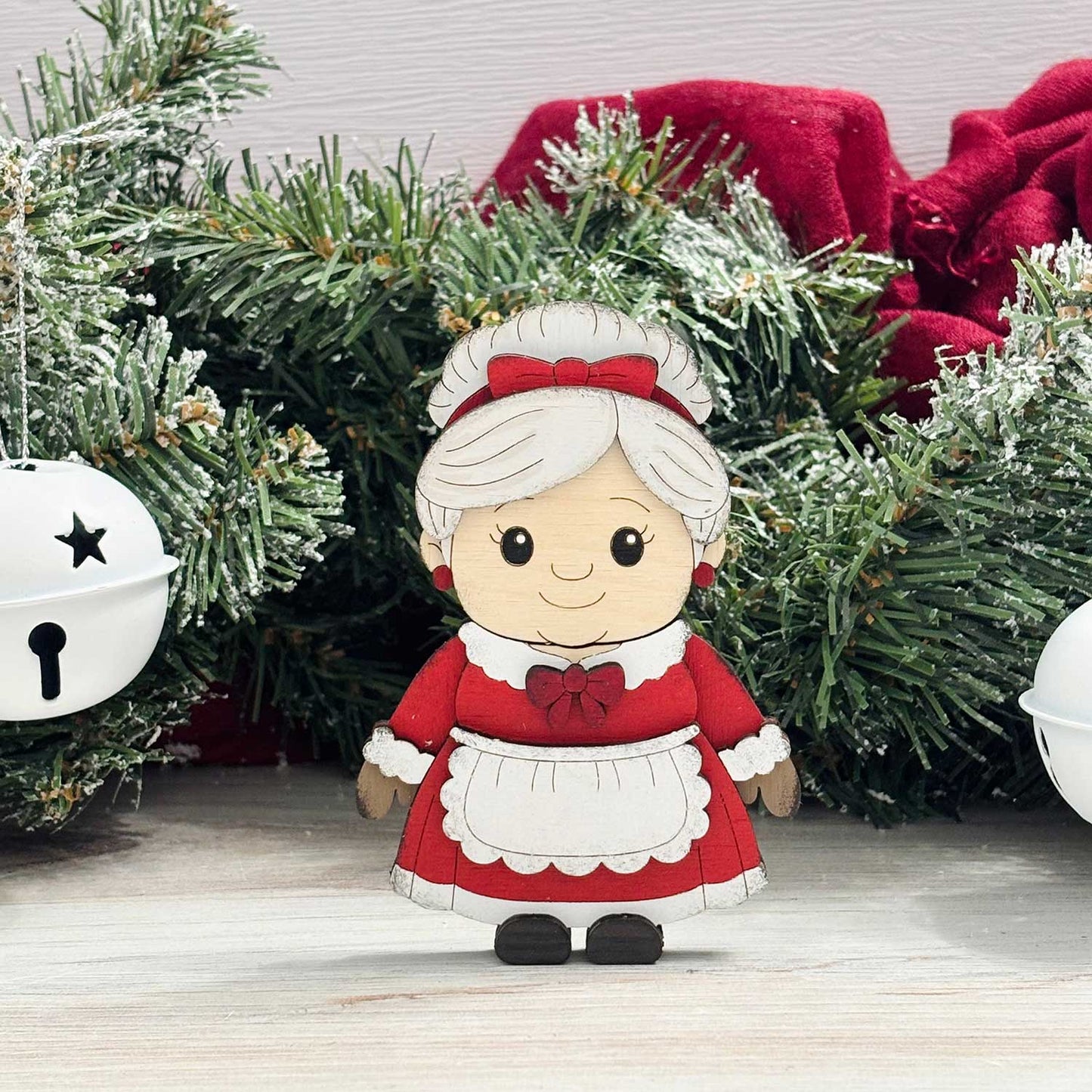 Build a Mrs. Claus Pop-Out Card