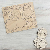 Build a Mrs. Claus Pop-Out Card