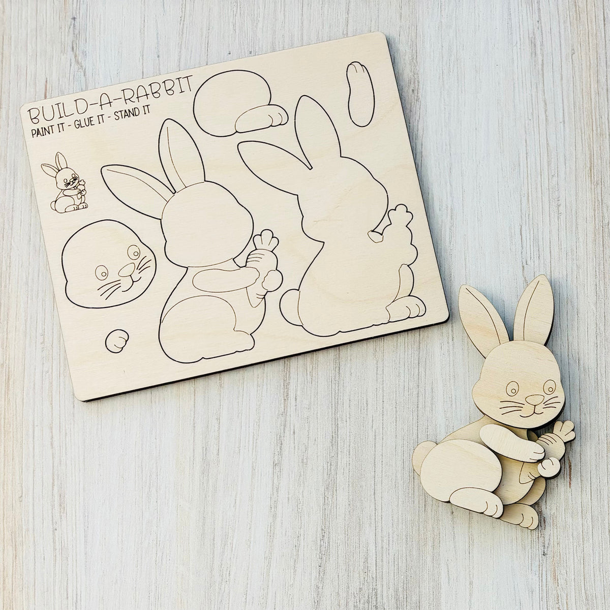 Build a Rabbit Pop-Out Card – Glowforge Shop